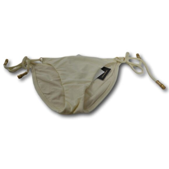 ViX Paula Hermanny Off White Lucy Tie Side Bottom Bikini Size: S NWT - Picture 1 of 2
